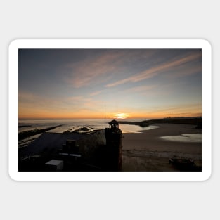 Cullercoats Lifeboat Station at dawn Sticker